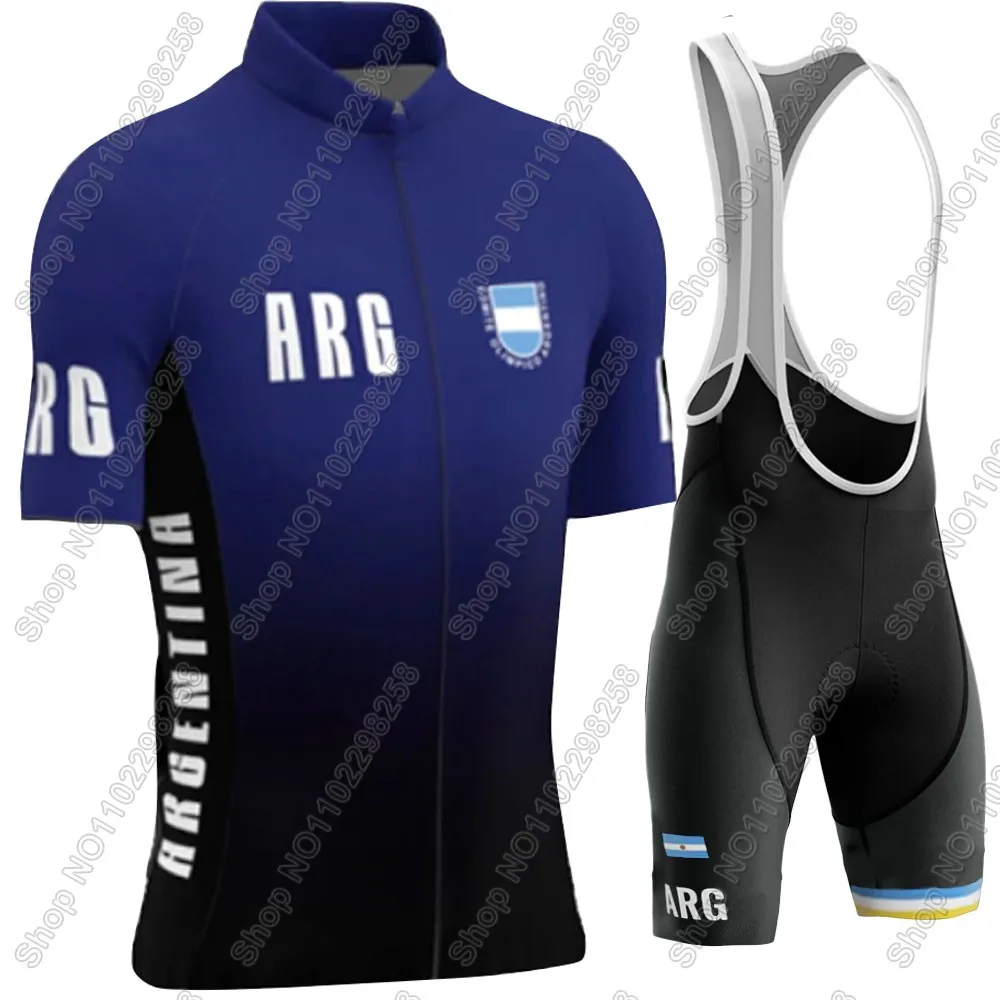 الأرجنتين الدراجات جيرسي 2025 مجموعة الصيف الرجال دراجة الملابس الطريق دراجة قمصان دعوى دراجة مريلة السراويل الجبلية Ropa مايوه #3