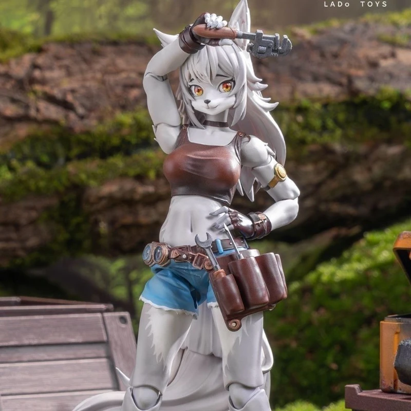 

Adventure Team Mobile Finished Figure 1/12 Fox Girl Lea Peck Machine Girl