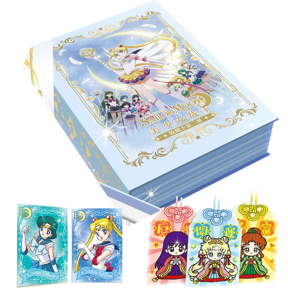 Original Sailor Moon Card For Children Tsukino Usagi Chiba Mamoru Magical Girl Anime Limited Game Collection Card Table Gifts