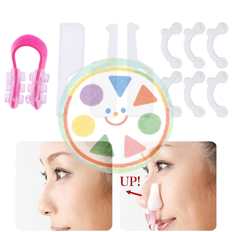 

Silicone Nose Up Shaper Bridge Booster Shaping Clip Clipper Shaper Bridge Straightening Beauty Nose Clip Corrector Massage Tool~