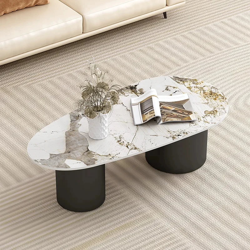 Modern ple and minimalist irregular living room personality special-shaped coffee tle