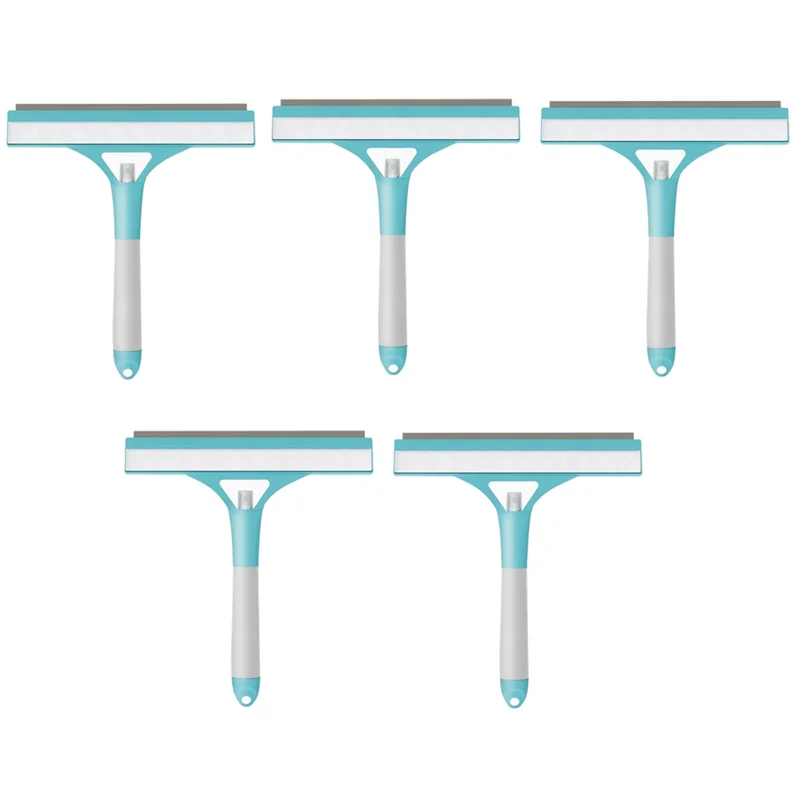

LLCS-Shower Squeegee Three-In-One Silicon Shower Squeegee Household Bathroom Window Mirror Glass Cleaning Tool For Home