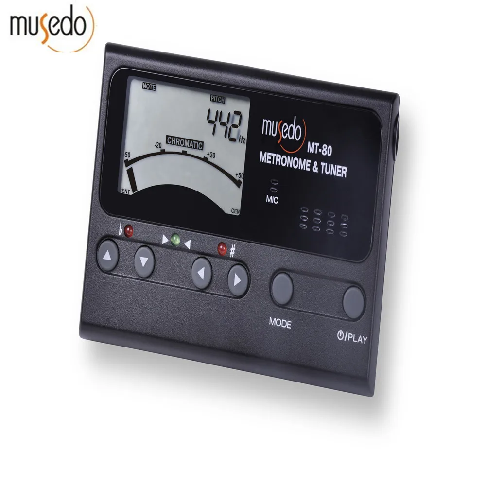 Musedo MT-30 MT-40 MT-60 MT-80 Précision Professionnelle LCD JEMetronome Tonalité Générateur JETuner