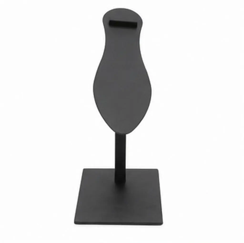 Black High Heel Display Rack – Durable Iron Shoe Stand, Compact & Space-Saving