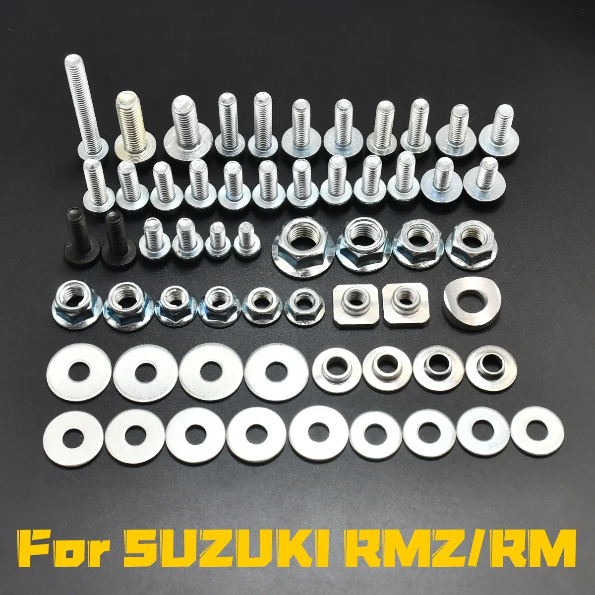 For Suzuki Fairing Fender Screw Bolt Kit Set RM 250 450 Z250 Z450 RM250 450 Z250 Z450 Enduro Dirt Pit Bike Provide wholesale