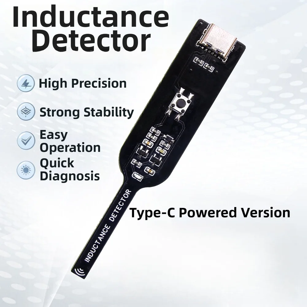 For Fault Diagnosis Inductance Tester As Shown In The Figure LED Indicator Light Simple Button Design Lightweight Construction