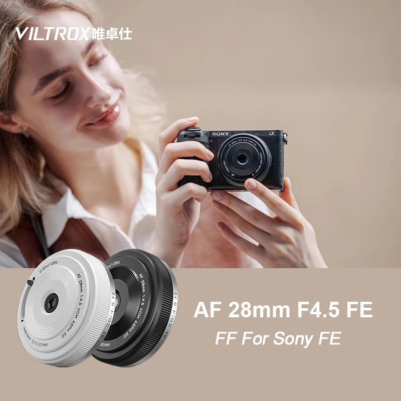 Viltrox AF 28mm F4.5 EF Cameras Lens Full Frame Auto Focus Lens For Sony FE Mirrorless Cameras FX3 ZVE1 A7III A7IV A7C II A6400