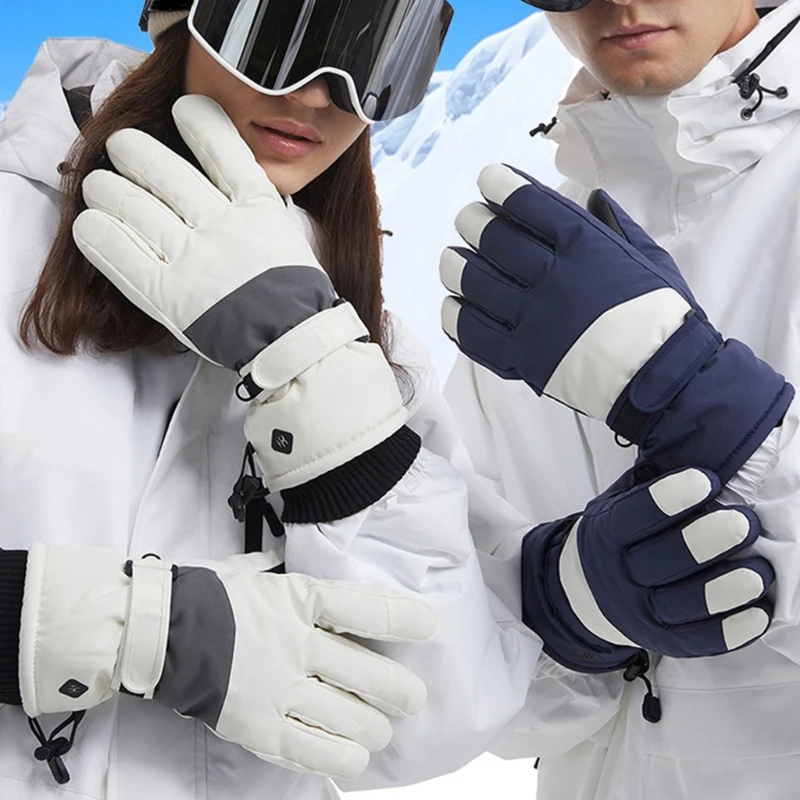 Water Resistant Ski Gloves Winter Gloves Touchscreens Gloves for Cycling Biking