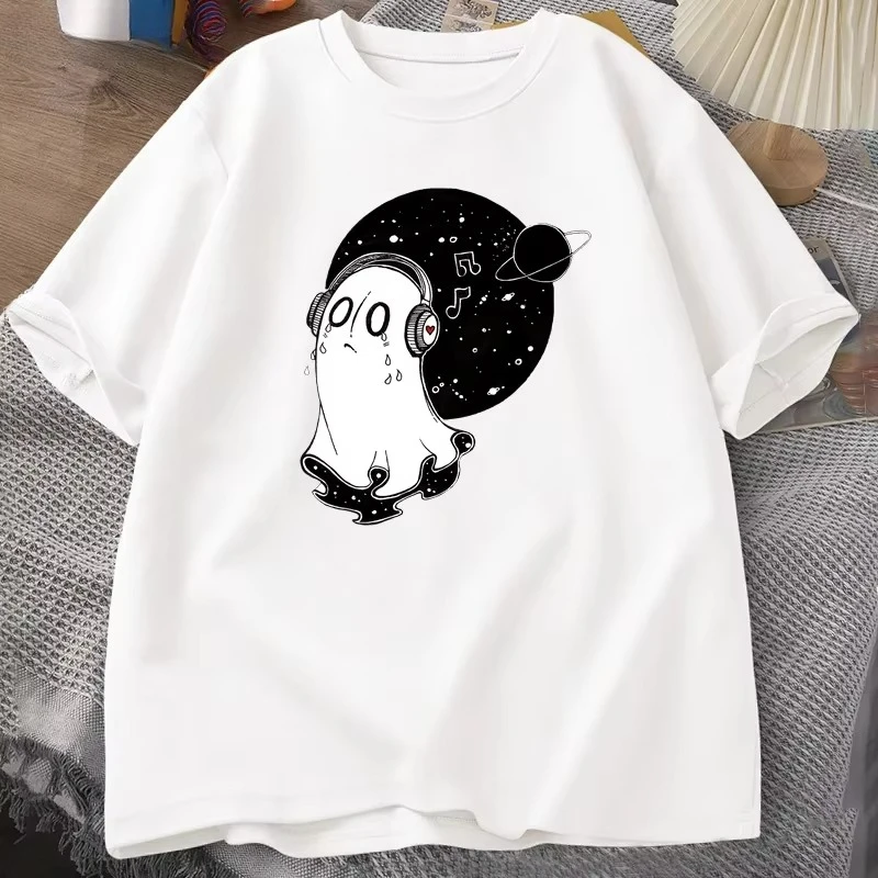 

Napstablook Undertale T-shirt Men Women Cotton Short Sleeve Tshirt Summer Harajuku Men Clothing O Neck Top Oversized Streetwear