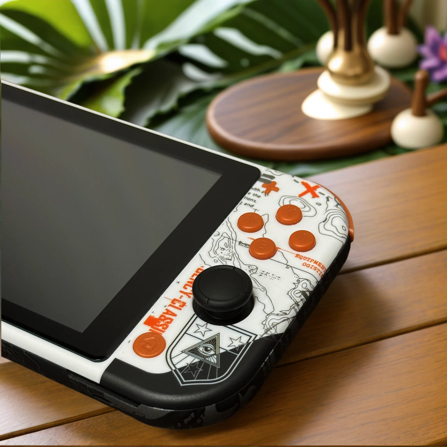 Replacement Handheld Controller Housing Shell with Screen Protector ABXY Buttons for Nintendo Switch Lite Console Theme Game