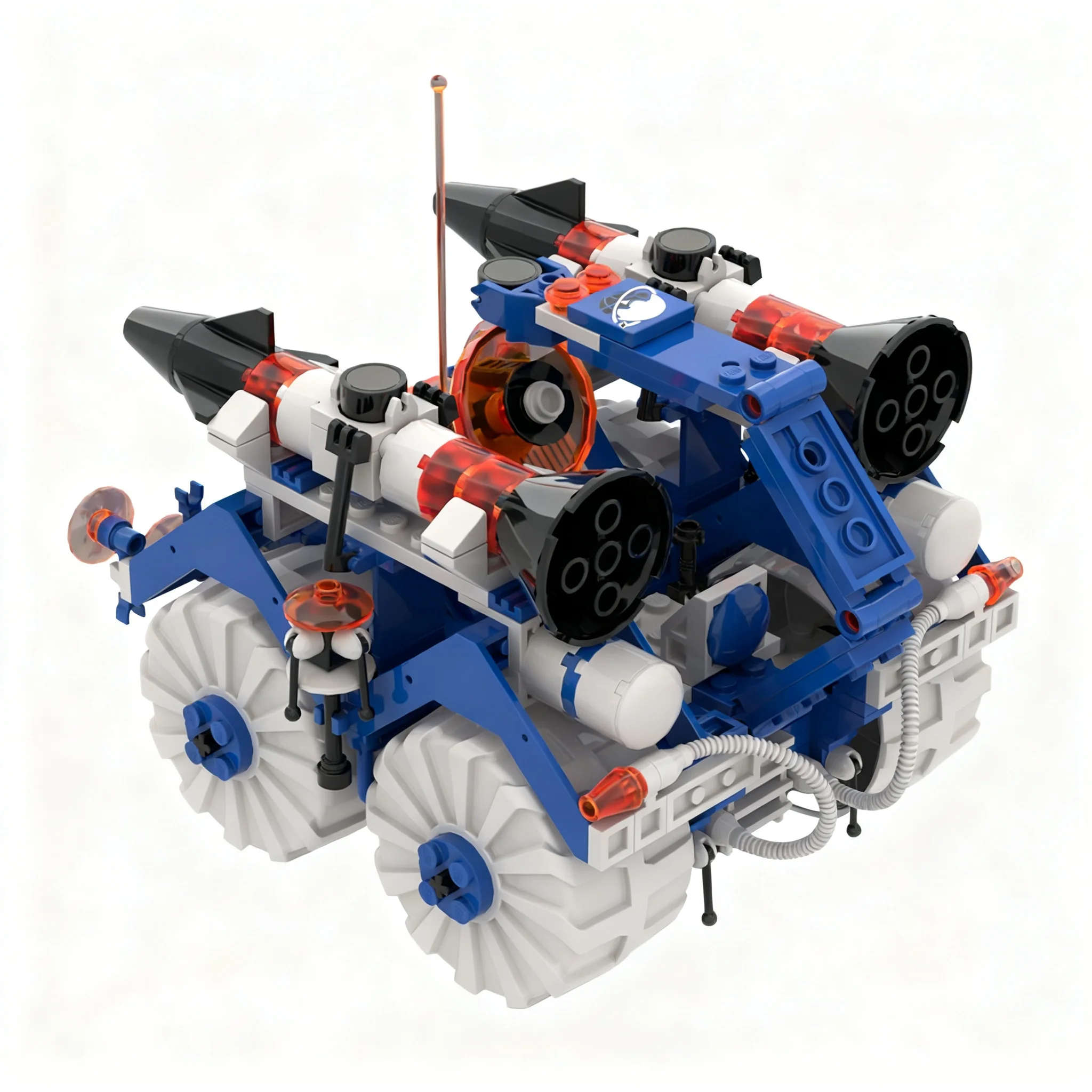 291pcs MOC Space Ice Planet MOC-0062 Heavy Launcher Model Building Blocks Christmas Gift Architecture Toy Creative Assemble Idea