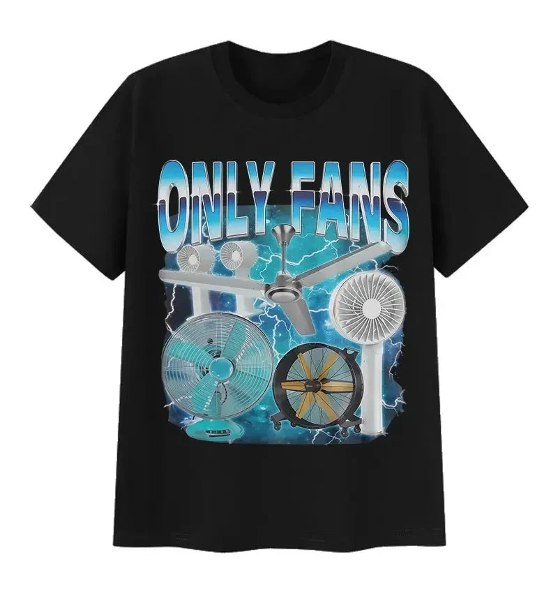 Nuova T-shirt 2026 per Fan di Fans3D, Maglietta Divertente Unisex a Maniche Corte con Collo Tondo, Stile Harajuku