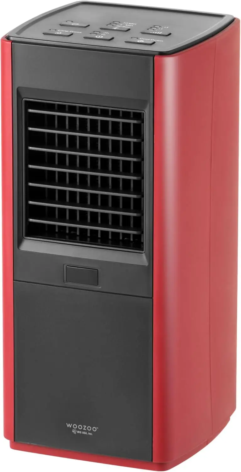 

IRIS WOOZOO Slim Portable Space Indoor Heater With Motion Sensor for Bedroom, Living Room, Kitchen, Office, Red/Black