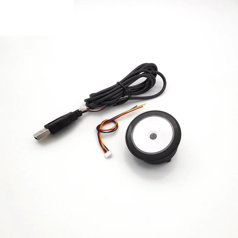 GM73 Small Round Easy Installation USB UART 1D 2D QR Code Barcode Scanner Reader