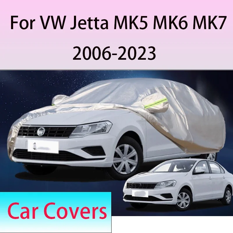 

Для VW Jetta MK5 MK6 MK7 2006-2023 уличная защита полный автомобильный чехол снежный чехол солнцезащитный козырек водостойкий пылезащитный внешний вид