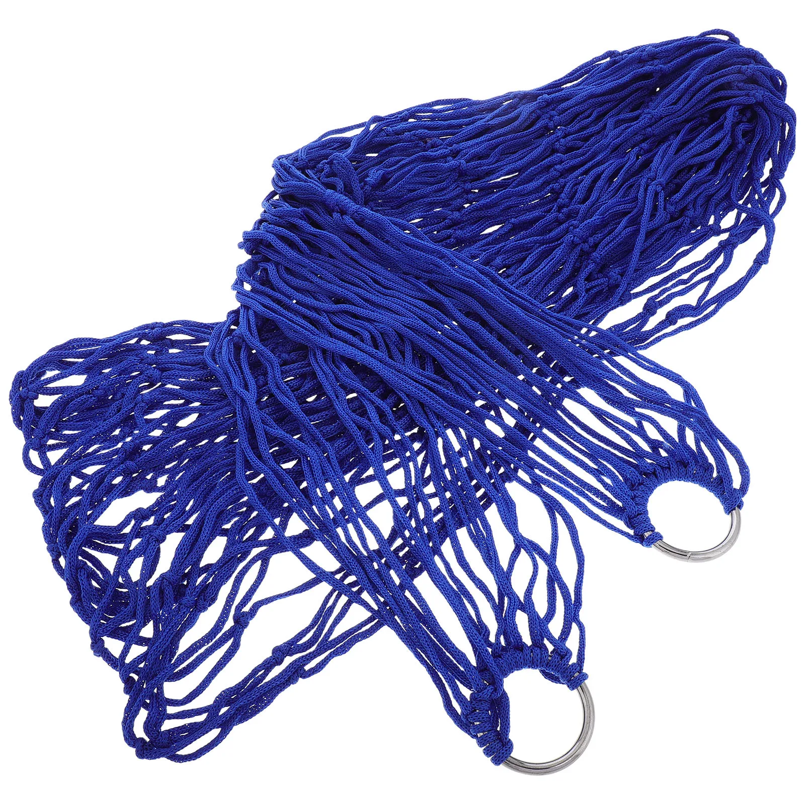 

Mesh Outdoor Nylon Rope Hanging Bed Camping Portable Travel Swing Chair Lightweight Durable Net Hammock For Backyard Survival
