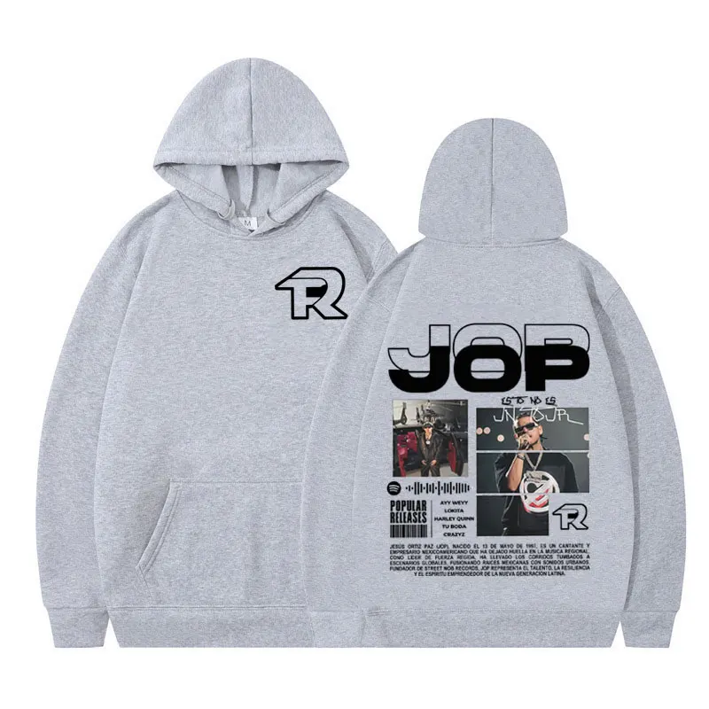 Рэпер Fuerza Regida Album 2025, толстовка с рисунком для мужчин и женщин, пуловер в готическом стиле в стиле панк, зимние толстовки с капюшоном в стиле хип-хоп с длинными рукавами, топ