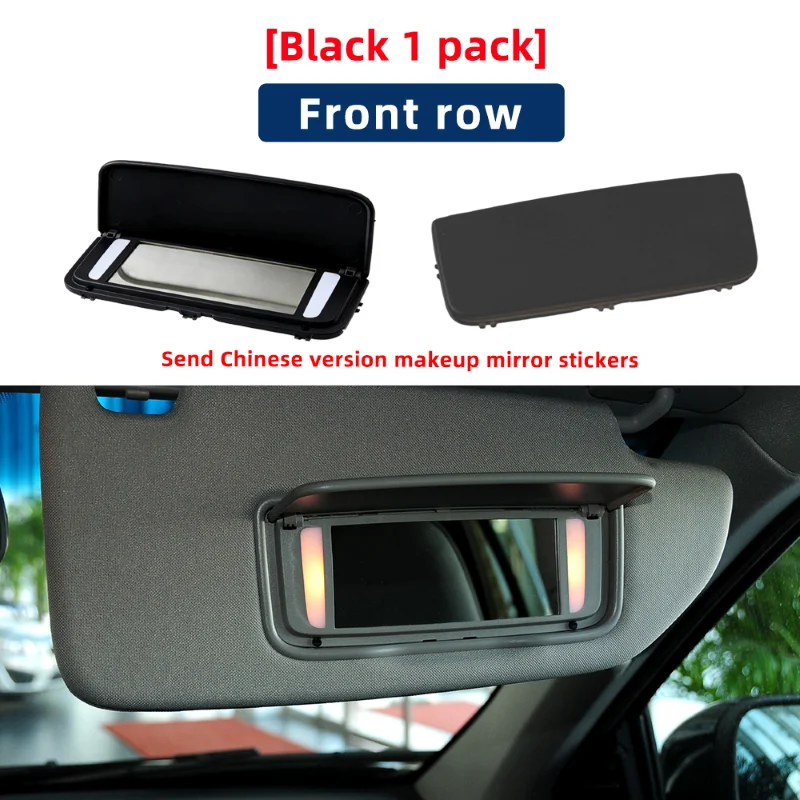 Roof Mounted Sunvisor with Integrated Makeup Mirror and Lamp for Volvo for xc60 XC90 S80 XC70 for v70 2004-2014 Model Years
