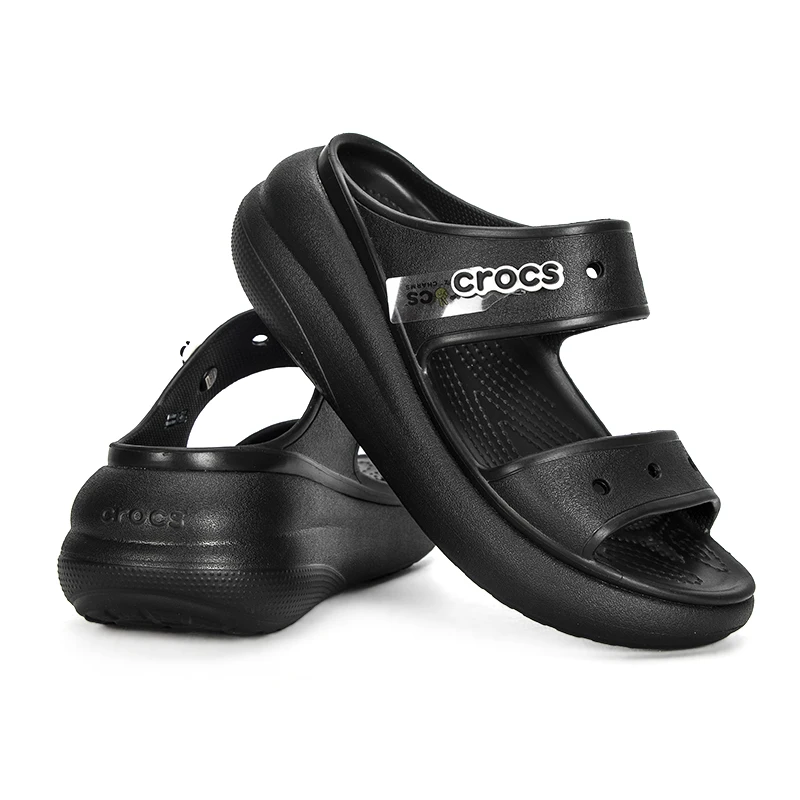 

Crocs (Crocs) Men's and Women's Shoes, Breathable Casual Shoes, Outdoor Beach Slippers, Classic Puff Sandals 207670-001