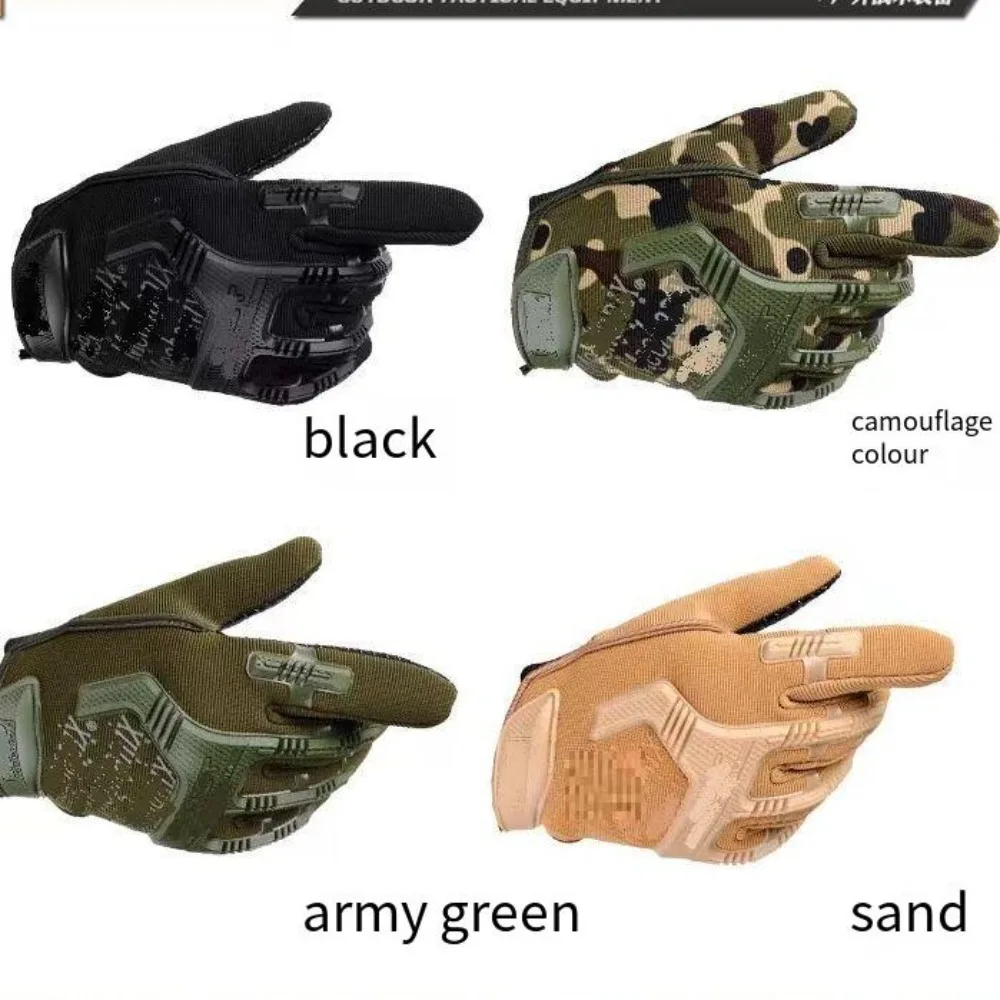 ถุงมือยุทธวิธีซีลยาวหมายถึงถุงมือกันลื่นกองกําลังพิเศษของผู้ชายถุงมือเดินป่ารถจักรยานยนต์สุดเท่