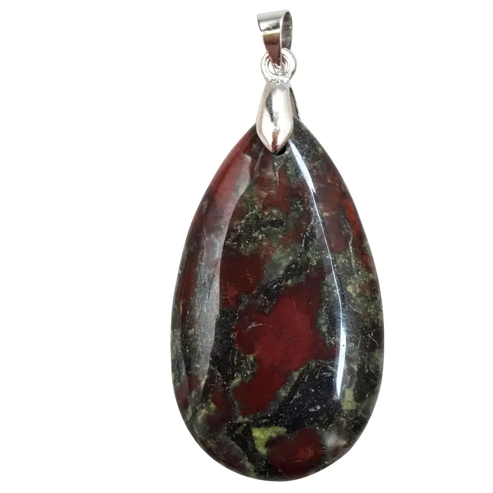 Carnelian Opal Goldstone Blue Sand Labradorite Tiger\'s Eye Crystal Water Drop Women Men Pendant Bead PC5403