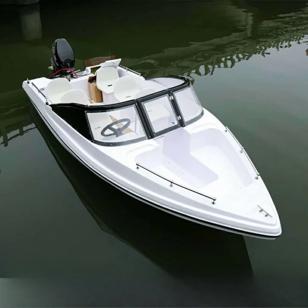Double deck, open boat recreational boat, fishing boat, fishing boat