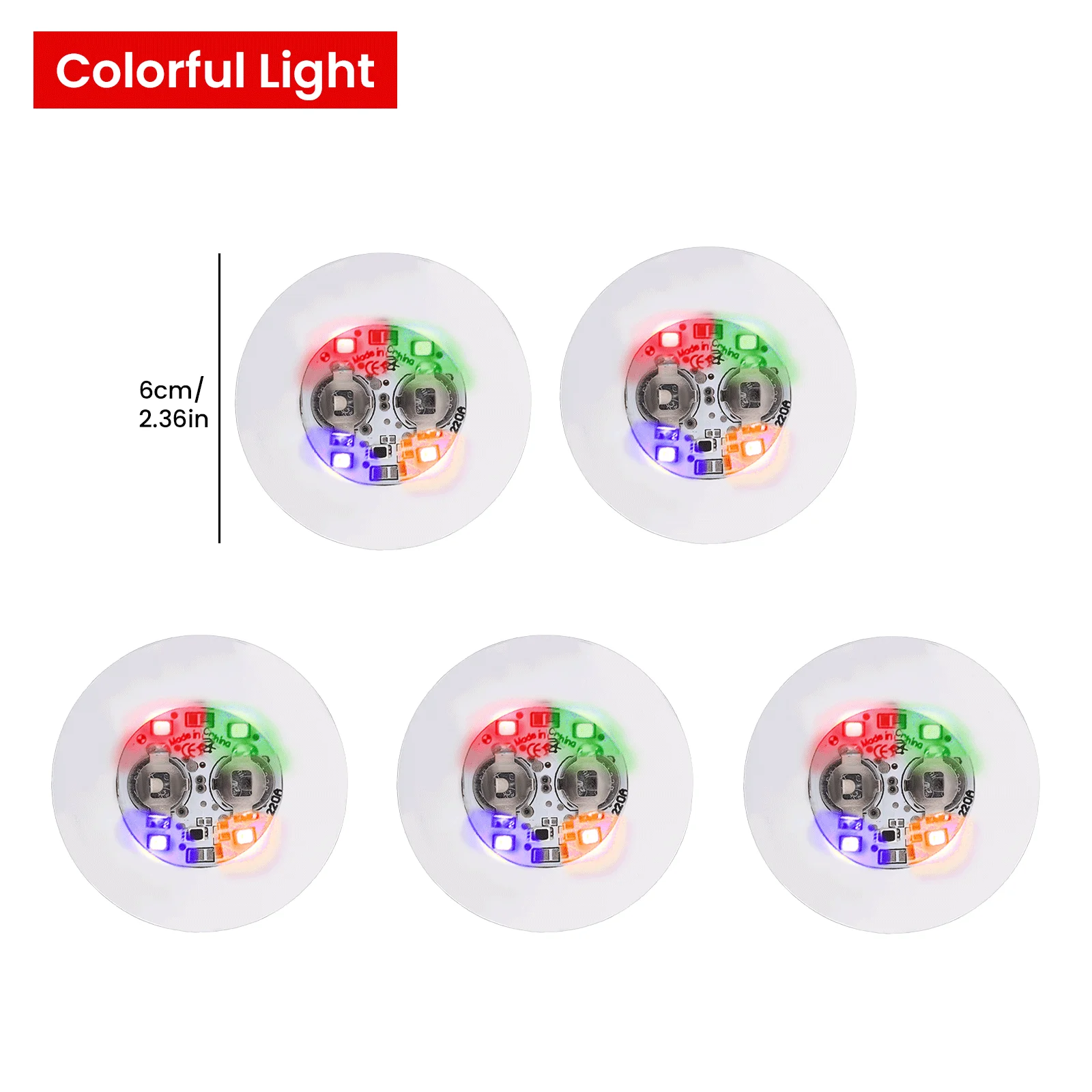 빛나는 병 스티커 조명, 6cm LED 코스터 램프, 크리스마스 바 KTV 웨딩 파티 칵테일 음료 컵 꽃병 장식, 1/3/5 개