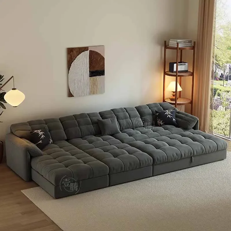 Minimalist Designer Living Room Sofas Bed Foldable Nordic Apartment Sofas Multifunctional Relaxing Divano Bedroom Furnitures