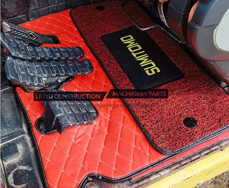 

Excavator foot pad Sumitomo SH120/200/210-5/A5 240A6 floor rubber foot pad cab carpet type