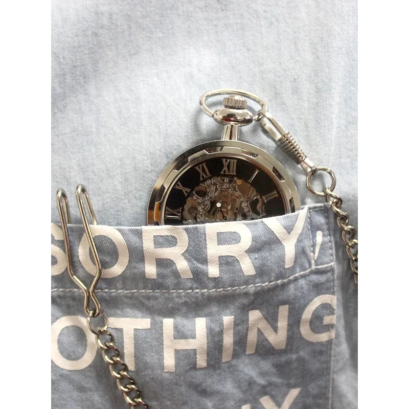 أنيمي توهو مشروع Izayoi Sakuya الرجال النساء طالب اليابانية ساعة ميكانيكية طالب خمر ساعة جيب هدايا عيد الميلاد