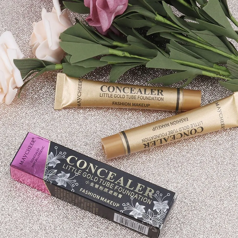 New 2 Color Concealer Waterproof High Covering Cosmetics Natural Long-Lasting Makeup Liquid Foundation Daily Makeup view 3