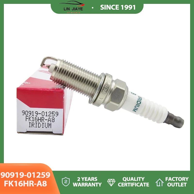 Iridium Spark Plug 90919-01259 for Toyota Avalon Camry RAV4 For 2012-2018 Lexus ES 300h NX 90919 01259 9091901259 FK16HRA8