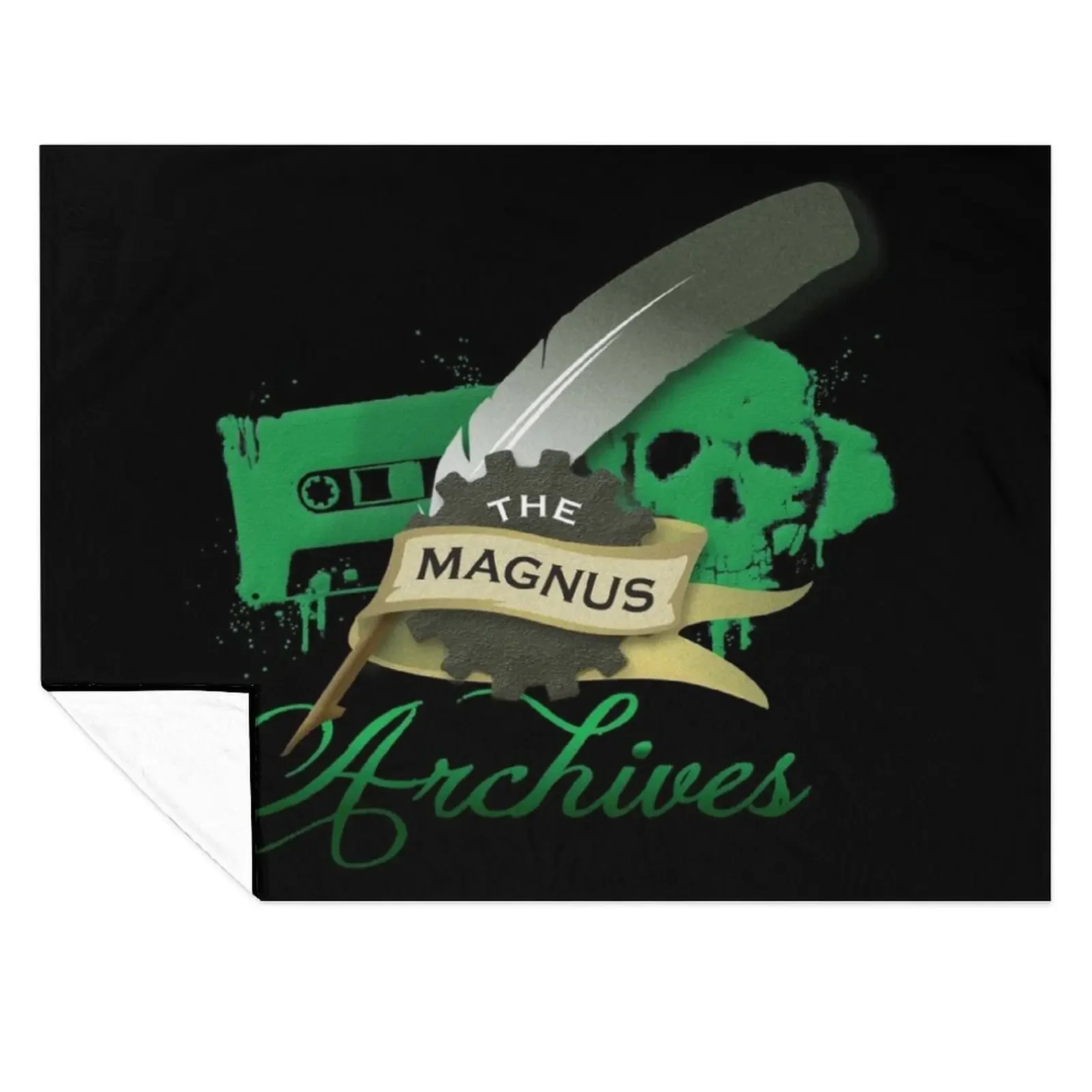 

The Magnus Archives Logo Throw Blanket Hair Soft Big Loose Blankets For Sofas Blankets