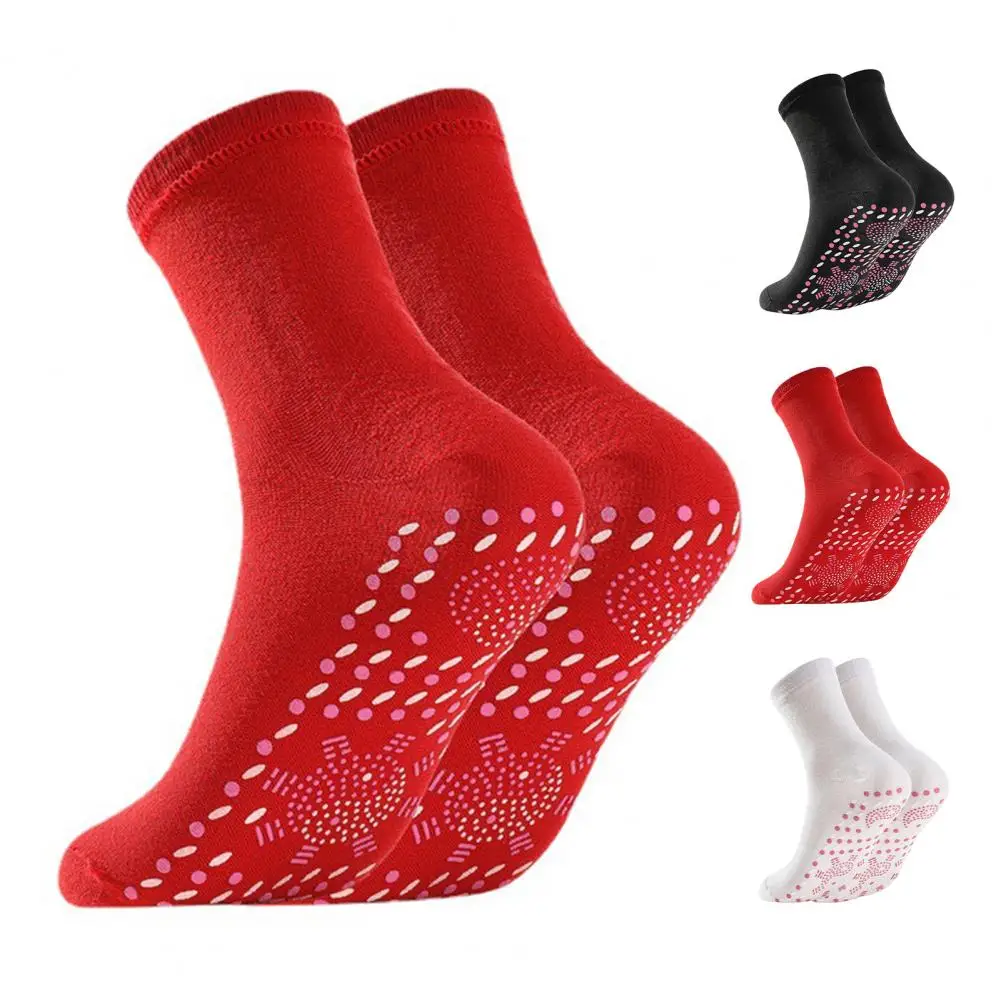 Winter Socks Winter Socks with Particle Sole Massage for Circulation Promotion Self-heating Technology High for Ultimate