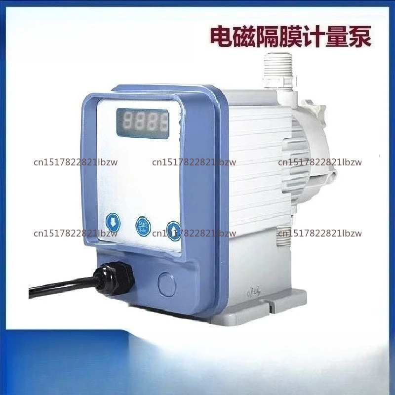 Electromagnetic diaphragm metering pump dosing sewage water purification chlorine dioxide disinfectant car wash liquid acid