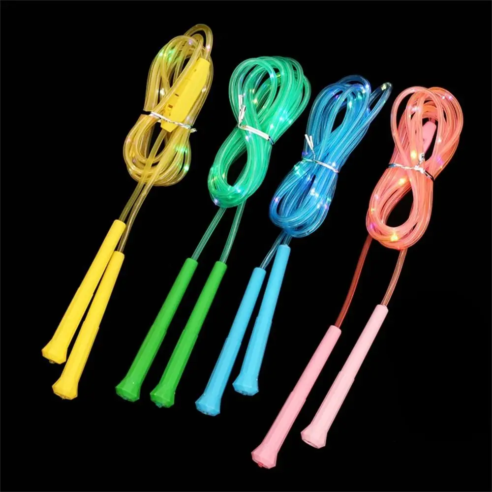 Luminous LED Jump Ropes Fun Fitness Coordination Glowing Skipping Rope Enhance Flexibility Counting Light Up Jump Ropes