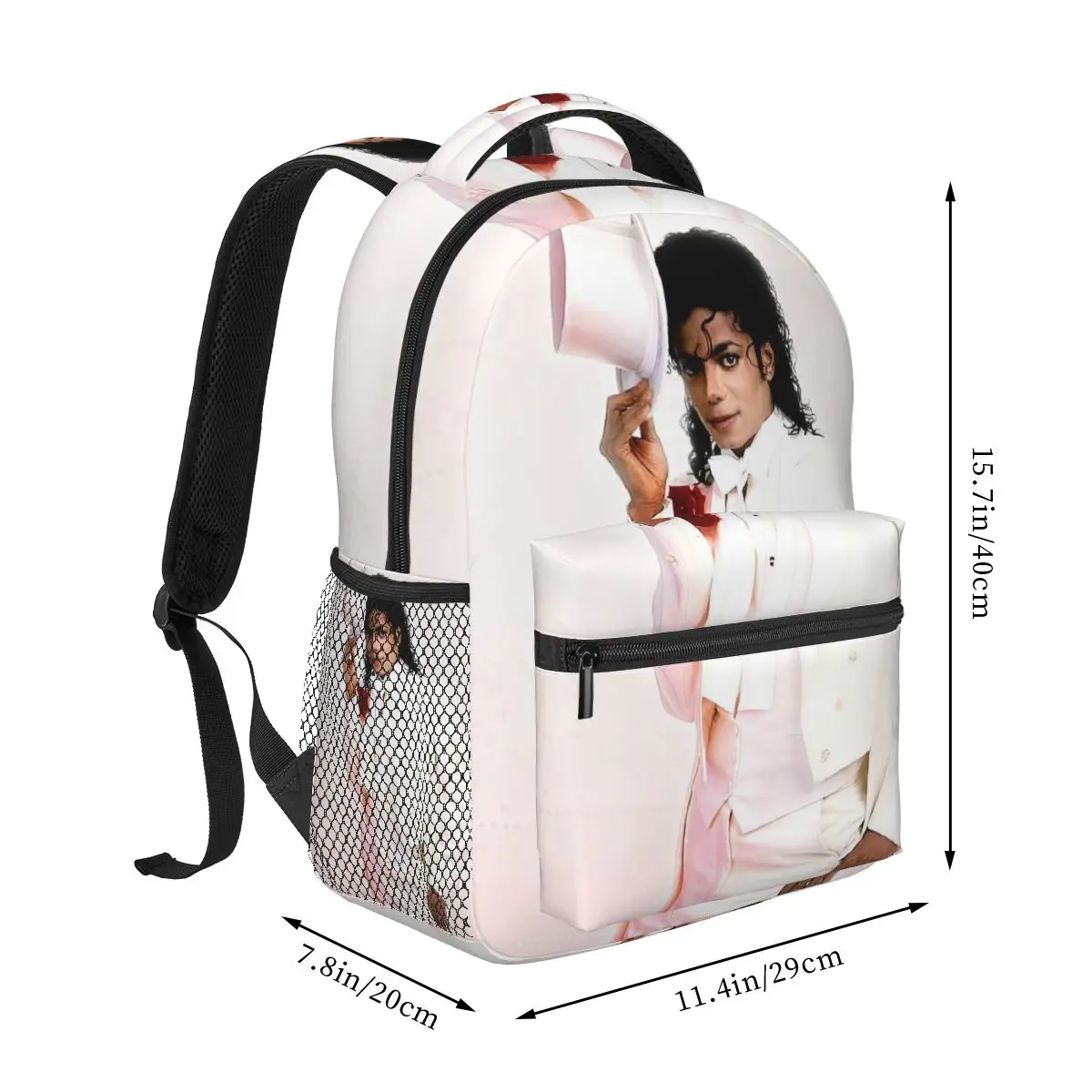 Michael Jackson Backpack for Girls Boys Travel RucksackBackpacks for Teenage school bag