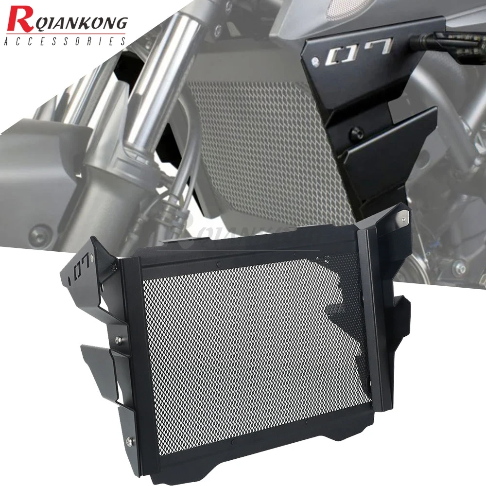 MT07 FZ07 Motorcycle Aluminum Radiator Grill Protective Grille Cover Guards Accessories For YAMAHA MT-07 FZ-07 2021 2022 2023