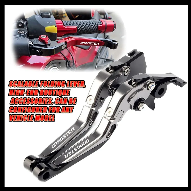 For Italjet Dragster 200 2021 2022 Motorcycle Brake Clutch Levers Accessories Foldable Extendable Adjustable Levers JC200T-9