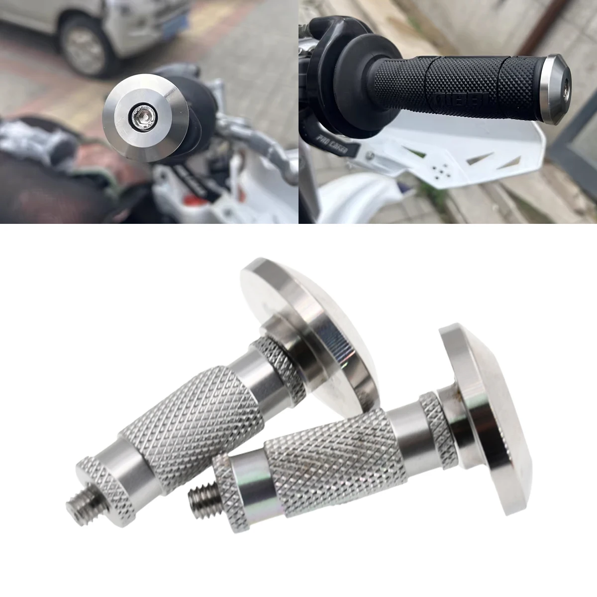 

Motorcycle Accessories Handle Bar Grips End Cap Anti Plug For KTM EXC Yamaha Honda Kawasaki Suzuki GasGas Motocross