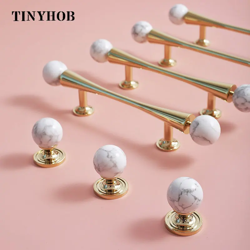 French Style Pink Crystal Cabinet Round Knobs Cupboard Handles Furniture Hardware Light Luxury Drawer Pull Kitchen Accessories