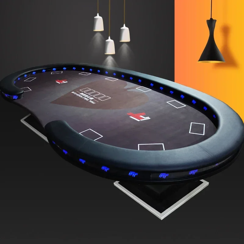 Professional Texas Hold'em Table Chips Depu Chess and Card Room Playing Cards Countertop Tablecloth Texas Table