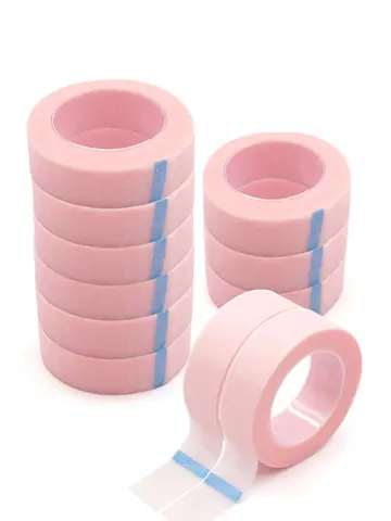 3pcs/5pcs Breathable Medical Paper Tape Eyelash Extension Lint  Lashes Patch White Silk Paper Under Patches Adhesive Tape