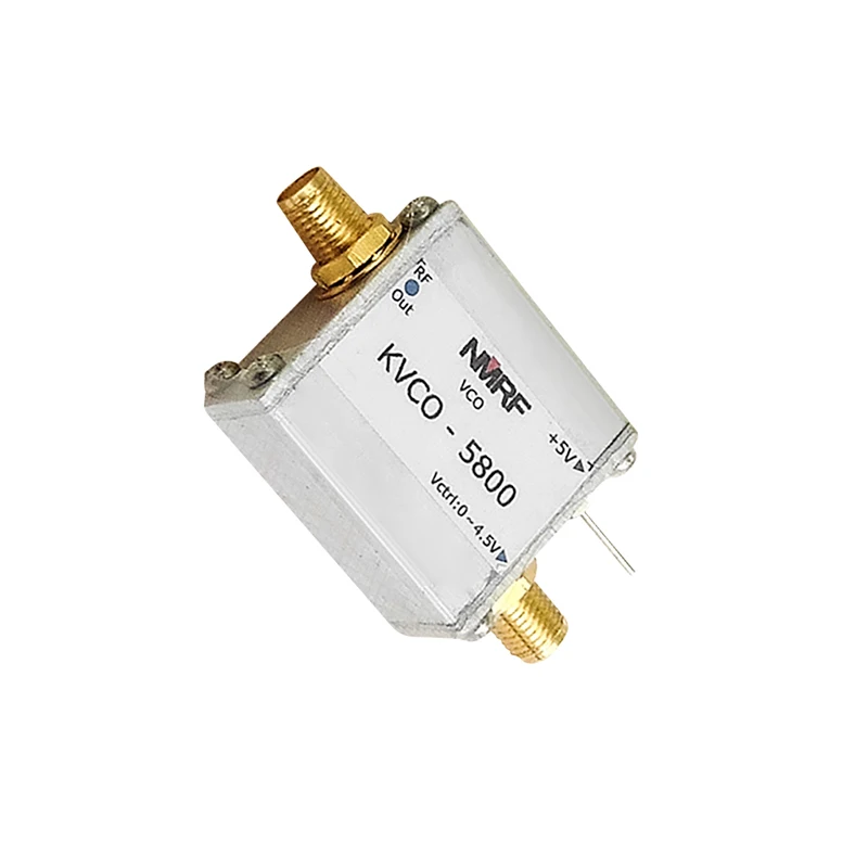 KVCO-5800 5.8GHz RF Microwave Voltage Controlled Oscillator VCO Sweep Signal Source Signal Generator with Aluminium Alloy Case