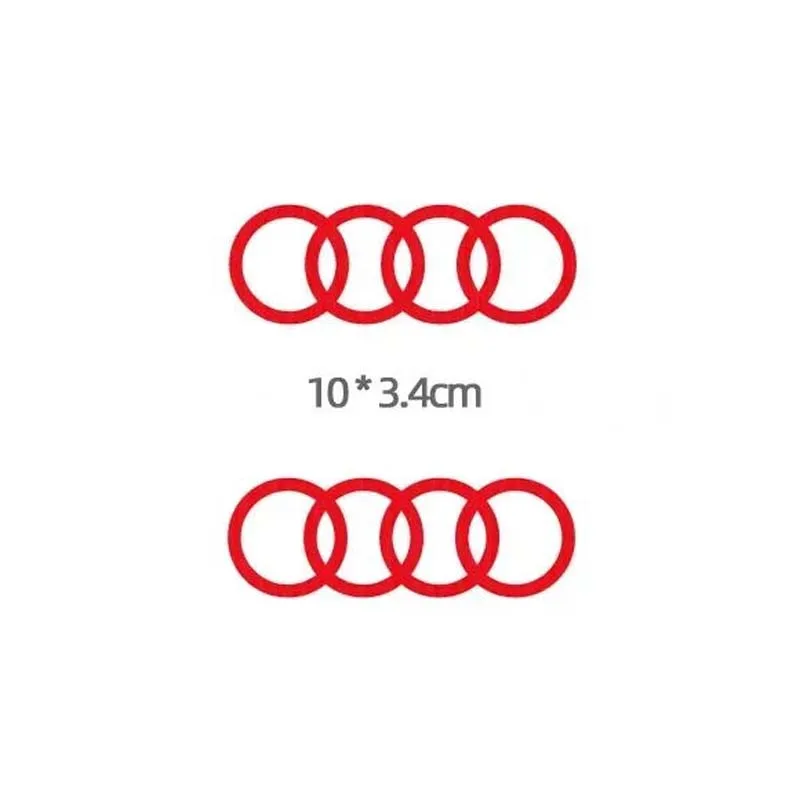 2Pcs Car Rear Window Sticker Side Body Pull Flower Decoration for Audi Q2 Q5 A5 B8 A3 A4 A6 S3 S6 S8 8P C7 RS3 RS4 Accessories