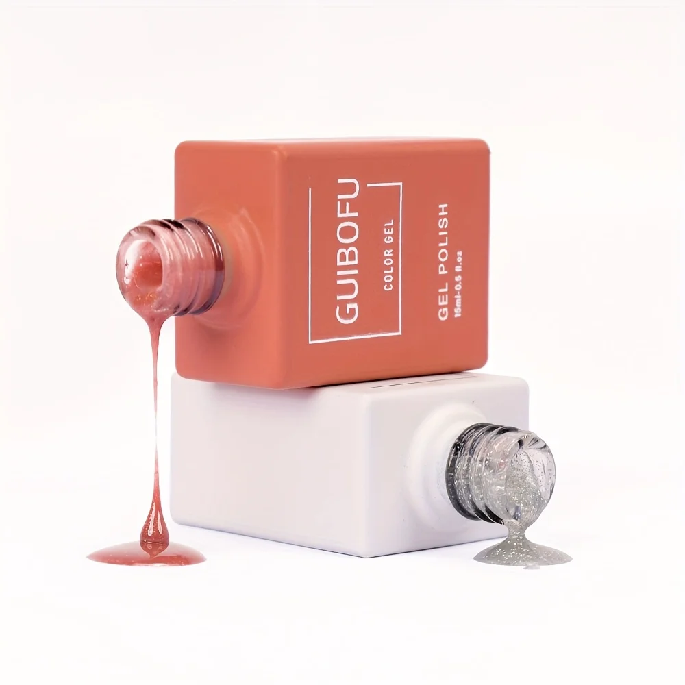 Spring Series 3-teiliges Set 15 ml semi-permanentes Nagellack-Set Kit Soak Off UV-Lack Nail Art für Maniküre-Nageldesign