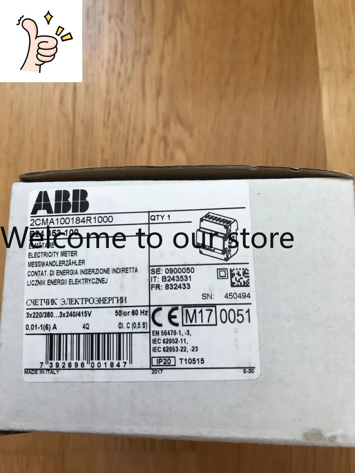 

[Новый, оригинальный и подлинный] Измерительный прибор ABB серии EQB для монтажа на DIN-рейку B24 353-100