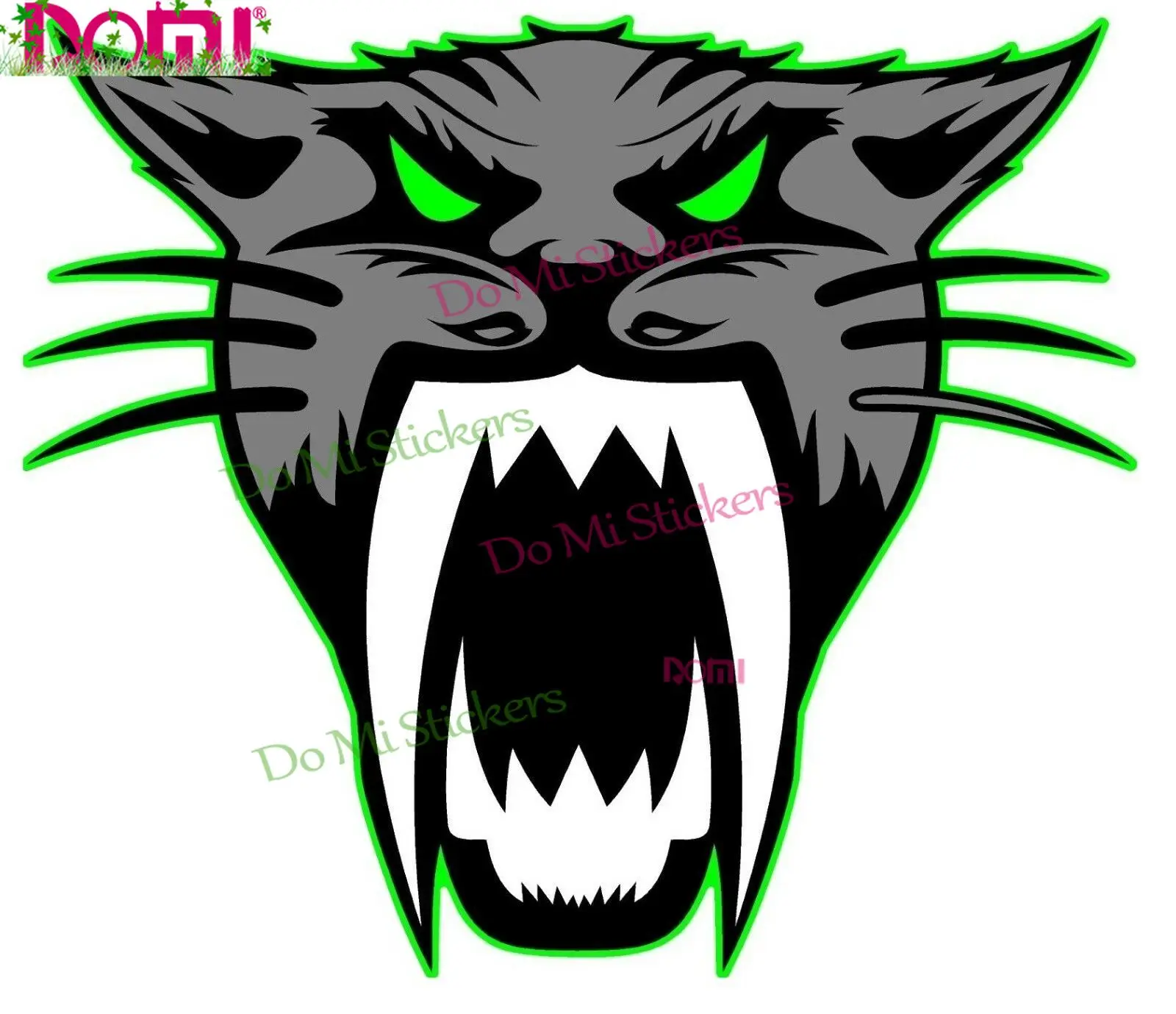 

ARCTIC CAT HEAD STICKER CAR PHONE HELMET LAPTOP DIE CUT TOOLBOX Laptop Helmet Trunk Wall STICKER WINDOW Waterproof PVC