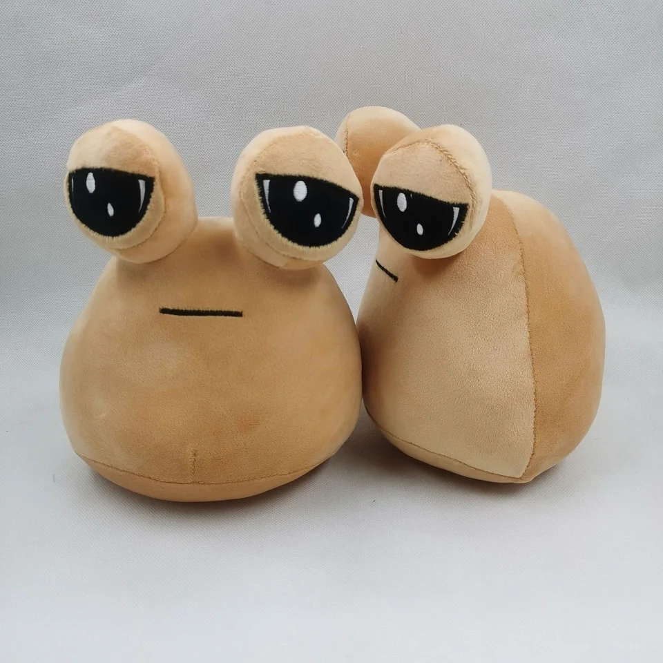 Hot Kawaii Game My Pet Alien Pou Plush Toy Furdiburb Emotion Alien Plushie Stuffed Animal Pou Doll 22cm