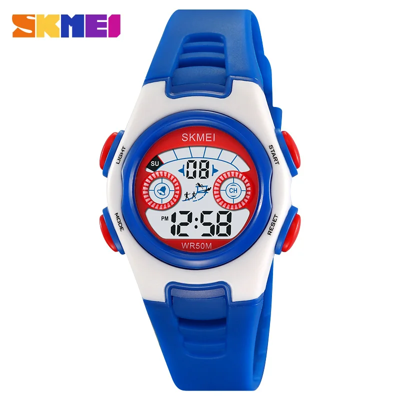 SKMEI Creative Personality Children Boys Girls Outdoor Sports Wristwtatch 50Bar Waterproof Wrist Kids Watches Relogio Infantil